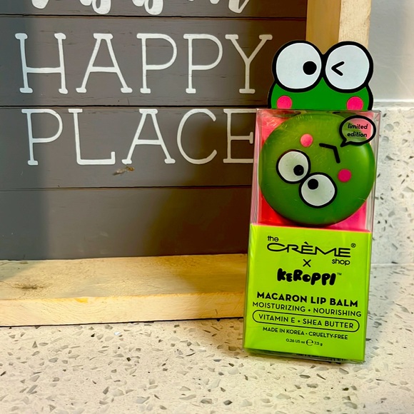 ☀️ 3 / $15 Sale ☀️ Crème Shop Keroppi Macaron Lip Balm Limited Edition - Picture 4 of 5